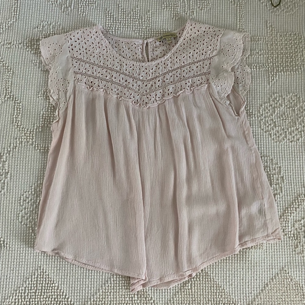Light pink blouse